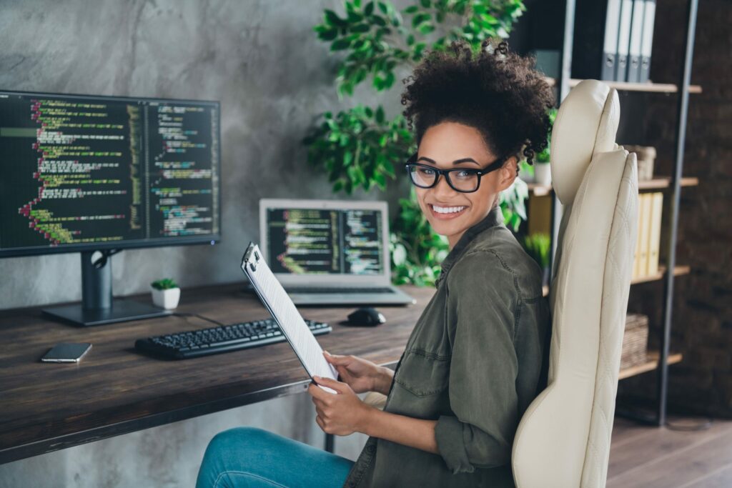 Woman reviewing Canada Labour Code